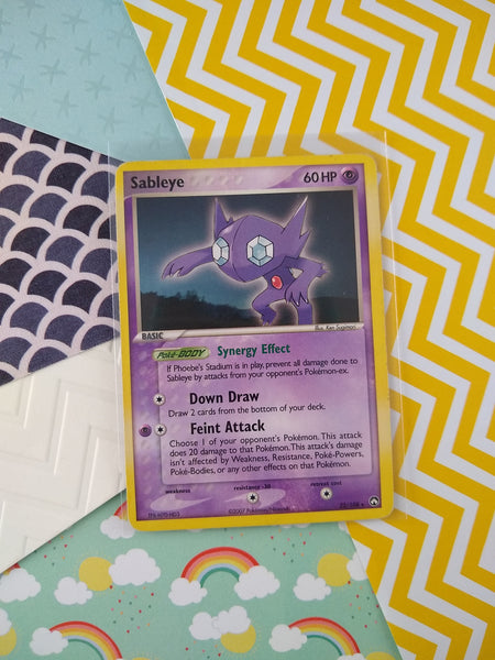 Vintage Rare - Sableye EX Power Keepers Non-Holo Pokemon Card 22/108 - LP