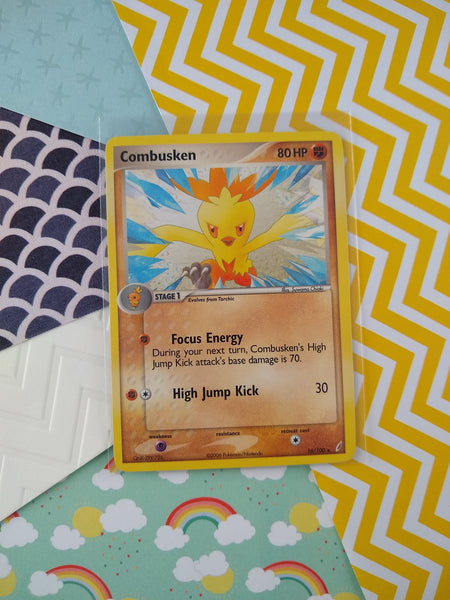 Vintage Rare - Combusken EX Crystal Guardians Non-Holo Pokemon Card 16 Pfaltzcraftsmore Vintage Rare - Combusken EX Crystal Guardians Non-Holo Pokemon Card 16 Pfaltzcraftsmore