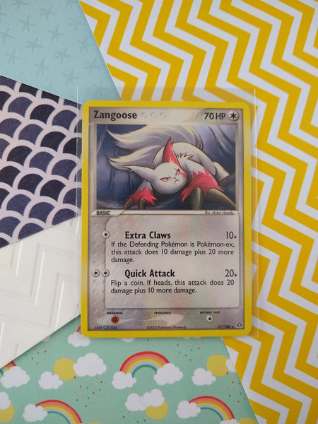 zangoose pokemon card Pokemon TCG Zangoose EX Emerald Non-Holo Pokemon Card 21/106