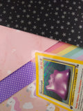 Vintage Rare (French) - 1st Edition Ditto (Metamorph) Fossil Holographic w/Swirl Pokemon Card 3/62 - VG