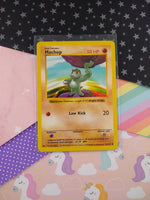 Vintage Common - Shadowless Machop Base Set Non-Holo Pokemon Card 52/102 - VG