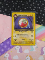 Vintage Uncommon - Dark Electrode Team Rocket Pokemon Card 34/82 - VG