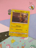 Pokemon TCG - Detective Pikachu Promo Holographic Card SM190 - VG (C)