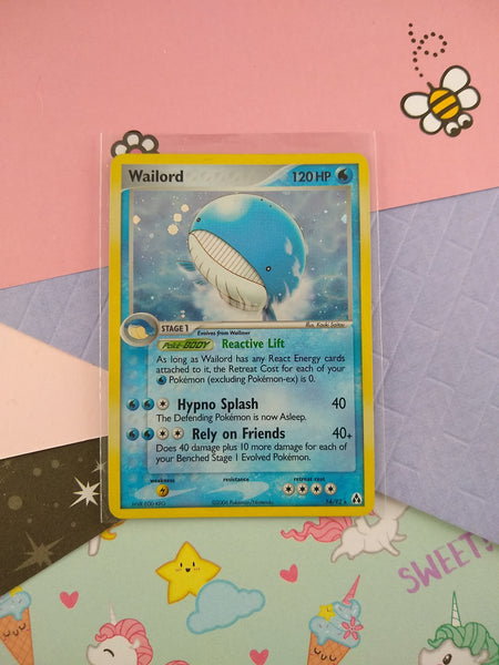 Pokemon TCG - Wailord EX Legend Maker Holographic Card 14/92 - LP Pfaltzcraftsmore Pokemon TCG - Wailord EX Legend Maker Holographic Card 14/92 - LP Pfaltzcraftsmore