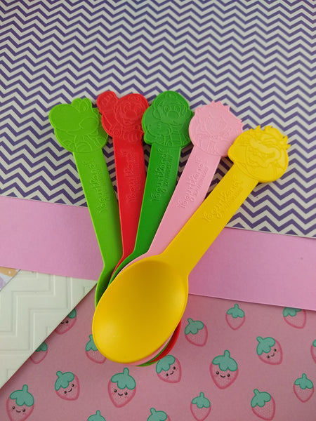 2016 Yogurtland 10th Anniversary Super Mario Biodegradable Plastic Spoon Set/5
