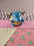 Vintage 1999 Pokemon Burger King Blastoise Miniature Water Squirt Toy, Nice & Clean