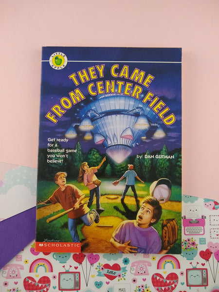 Vintage 1995 1st Printing Scholastic "They Came From Center Field" by Dan Gutman Softcover