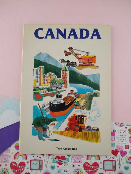 Vintage 1985 Troll Associates Softcover Paperback "Canada"by Louis Sabin