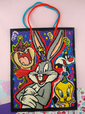 Vintage 1997 Looney Tunes Hallmark Gift Bag, Unused