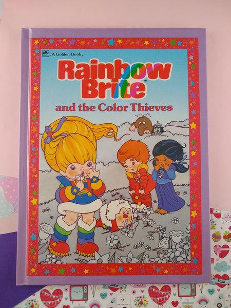 Vintage 1984 Rainbow Brite and the Color Thieves Hardcover Golden Book