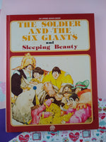 Vintage 1985 1st Ed. Upside Down Book Sleeping Beauty/The Soldier and the Six Giants