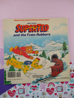 Vintage 1983 Softcover Paperback SuperTed and the Train Robbers Random House