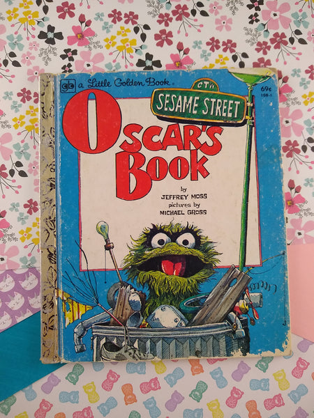 Vintage 1979 Little Golden Book: Oscar's Book Hardcover