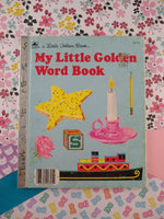 Vintage 1968 Little Golden Book: My Little Golden Word Book Hardcover
