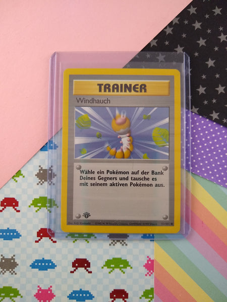 german first edition pokemon cards Quaputzi 1st (38) 1999 1999 Pokemon German 42 Schillok