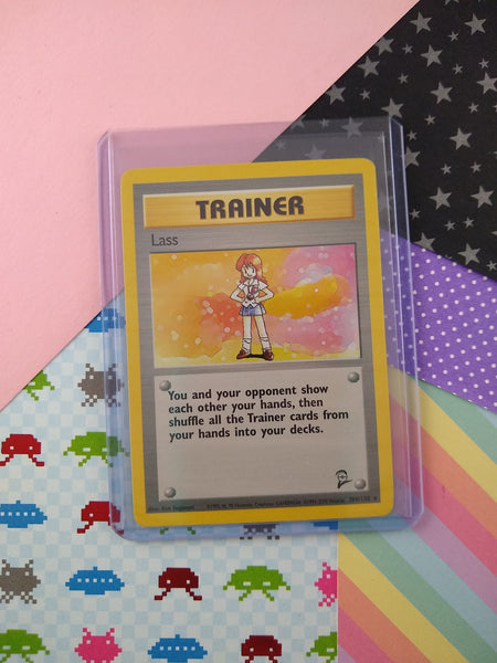Vintage Rare - Lass Base Set 2 Non-Holo Pokemon Card 104/130 - NM Pfaltzcraftsmore Vintage Rare - Lass Base Set 2 Non-Holo Pokemon Card 104/130 - NM Pfaltzcraftsmore