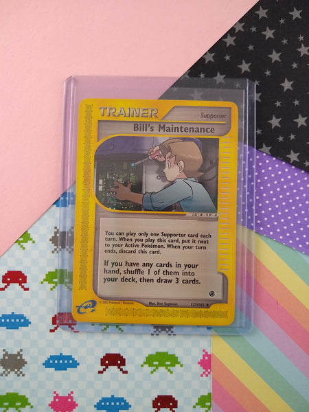 Vintage Uncommon - Bill's Maintenance Expedition Pokemon Card 137/165 - NM