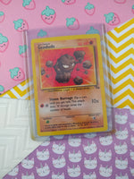 Vintage Common - Geodude Fossil Non-Holo Pokemon Card 47/62 - NM