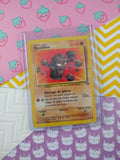 Vintage Common (French) - Geodude Fossil Non-Holo Pokemon Card 47/62 - NM