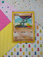 Vintage Common - Shadowless Machop Base Set Non-Holo Pokemon Card 52/102 - LP (B)