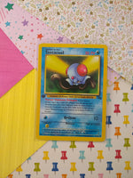 Vintage Common - 1st Edition Tentacool Fossil Non-Holo Pokemon Card 56/62 - LP