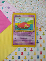 Vintage Common (French) - 1st Edition Slowpoke Team Rocket Non-Holo Pokemon Card 67/82 - LP