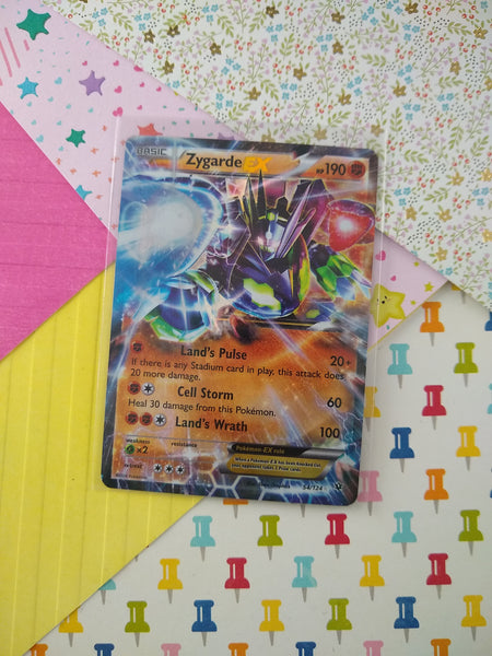 Pokemon TCG - Zygarde EX Fates Collide Full Art Holo Card 54/124 - MP/ Pfaltzcraftsmore Pokemon TCG - Zygarde EX Fates Collide Full Art Holo Card 54/124 - MP/ Pfaltzcraftsmore