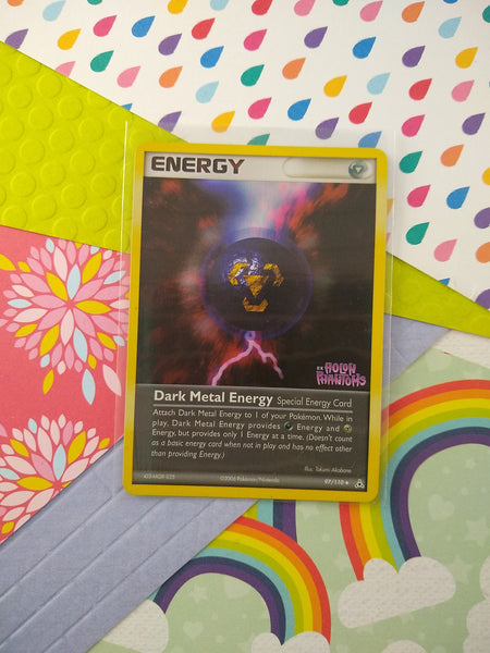 Pokemon TCG - Dark Metal Energy EX Holon Phantoms (Stamped) Holographi Pfaltzcraftsmore Pokemon TCG - Dark Metal Energy EX Holon Phantoms (Stamped) Holographi Pfaltzcraftsmore