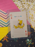 Vintage (Japanese) - Lugia Playing Cards Six of Diamonds Abra Pokemon Card #063 - NM