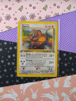 Vintage Uncommon - 1st Edition Tauros Jungle Non-Holo Pokemon Card 47/64 - VG