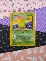 Vintage Common - 1st Edition Chikorita Neo Genesis Non-Holo Pokemon Card 53/111 - VG