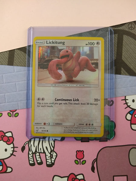 Pokemon TCG - Lickitung Detective Pikachu Promo Holographic Card 16/18 - NM