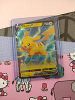 Pokemon TCG - Pikachu V Sword & Shield Promo Full Art Holo Card SWSH063 - NM