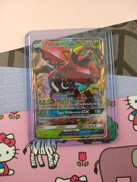 pokemon tapu bulu card Pokemon TCG - Tapu Bulu GX Sun & Moon Promo Full Art Holo Card SM32