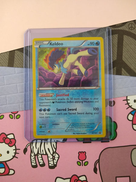 Pokemon TCG - Keldeo X&Y Promo Holographic Card XY191 - NM