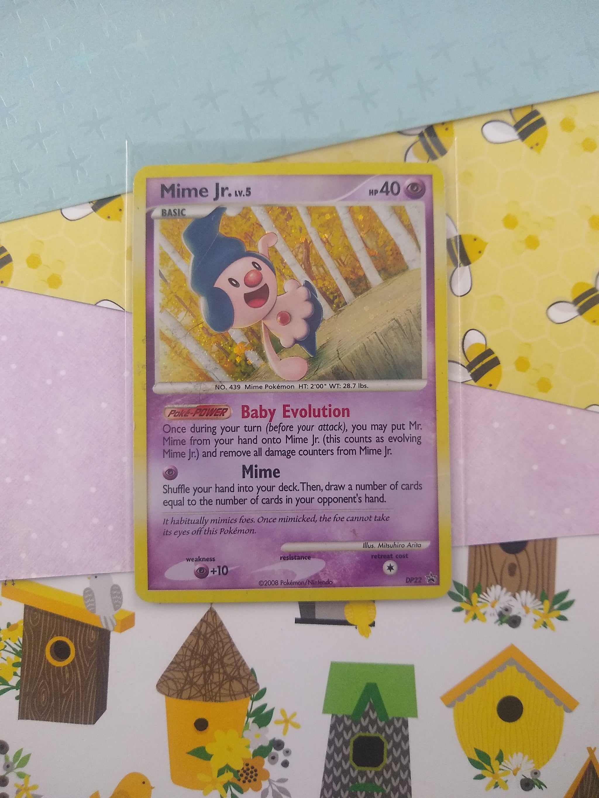 pokemon mime jr card Shuffle your hand into your deck Rota's Mime Jr. (PROMO 97/154)