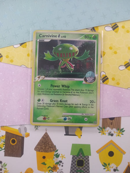 Pokemon TCG - Carnivine G Diamond & Pearl Promo Holographic Card DP42 - VG