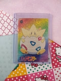 Vintage 1990's (Japanese) Pokemon Trading Vending Prism Shiny Holo Sticker - NM