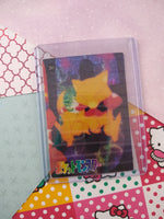 Vintage 1990's (Japanese) Pokemon Trading Vending Prism Shiny Holo Sticker - NM