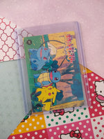 Vintage 1990's (Japanese) Pokemon Trading Vending Prism Shiny Holo Sticker - NM