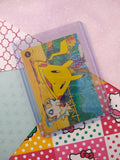 Vintage 1990's (Japanese) Pokemon Trading Vending Prism Shiny Holo Sticker - NM