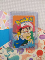 Vintage 1990's Pokemon Trading Vending Prism Shiny Holo Sticker Bulbasaur #01 - NM