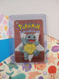 Vintage 1990's Pokemon Trading Vending Prism Shiny Holo Sticker Squirtle #07 - NM