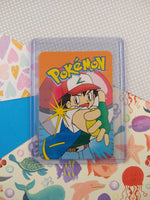 Vintage 1990's Pokemon Trading Vending Prism Shiny Holo Sticker Squirtle #07 - NM