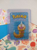 Vintage 1990's Pokemon Trading Vending Prism Shiny Holo Sticker Weedle #13 - NM