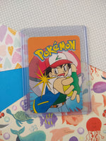 Vintage 1990's Pokemon Trading Vending Prism Shiny Holo Sticker Pidgeotto #17 - NM