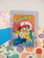 Vintage 1990's Pokemon Trading Vending Prism Shiny Holo Sticker Pikachu #25 - NM