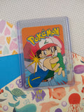 Vintage 1990's Pokemon Trading Vending Prism Shiny Holo Sticker Pikachu #25 - NM