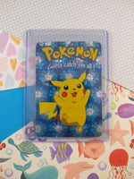 Vintage 1990's Pokemon Trading Vending Prism Shiny Holo Sticker Pikachu #25 - NM