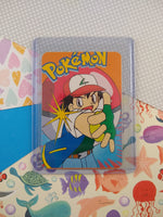 Vintage 1990's Pokemon Trading Vending Prism Shiny Holo Sticker Pikachu #25 - NM